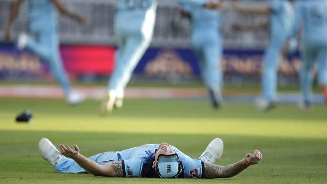 The most relieved man in England. Picture: AP