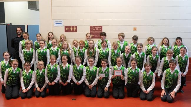 Jones Hill State School Concert Band at the Gympie Eisteddfod. July 31, 2023. Picture: Christine Schindler