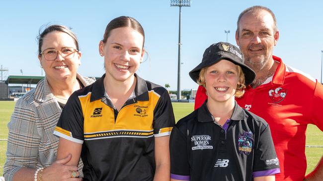 Matilda Faulkner (second from left) produced a five-wicket haul for Souths this season. Picture: Michaela Harlow