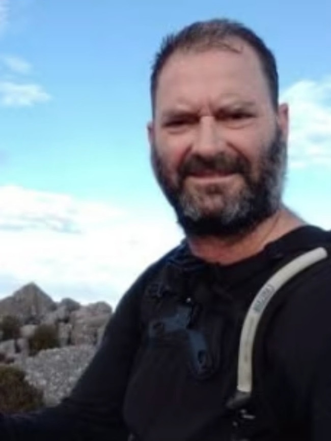 Peter Rogers sent this selfie to family and friends on Thursday. He has not been seen or heard from since, sparking a desperate search attempt by authorities. Picture: Supplied