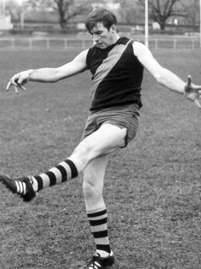 Rex Hunt in his Richmond jumper in 197.