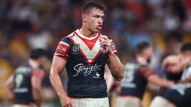 Joseph Manu tried hard but lacked creativity against North Queensland. Picture; Chris Hyde/Getty Images