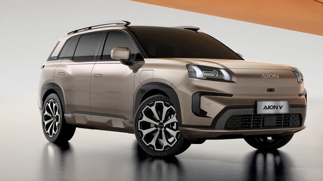 The Aion V is set to launch in Australia this year.
