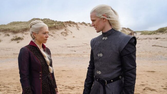 Princess Rhaenyra Targaryen and Prince Daemon Targaryen. Picture: HBO