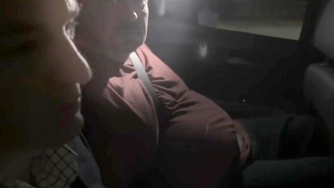 Vasilis Vergulis is taken into custody. Picture: 7NEWS