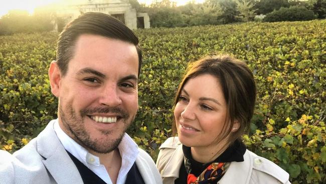 TV journalist Chris O'Keefe and, Fox Sports presenter wife Yvonne Sampson. Picture: Instagram