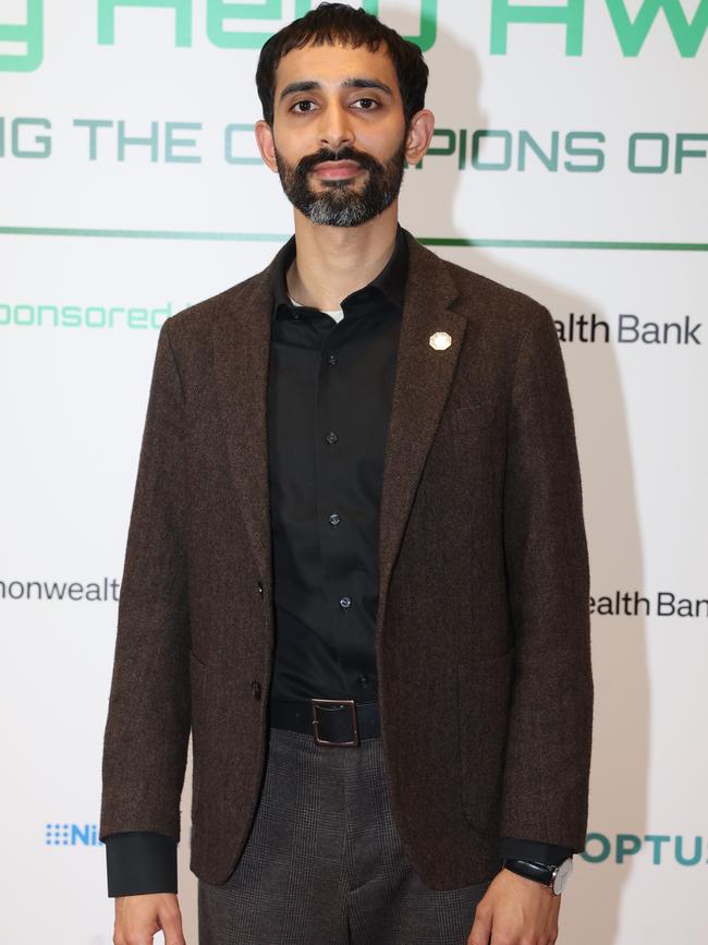 MELBOURNE, AUSTRALIA – MAY 28 2024 Anmol Nayak at the CommBank Young Hero Awards held at the Langham Hotel in Melbourne. Picture: Brendan Beckett