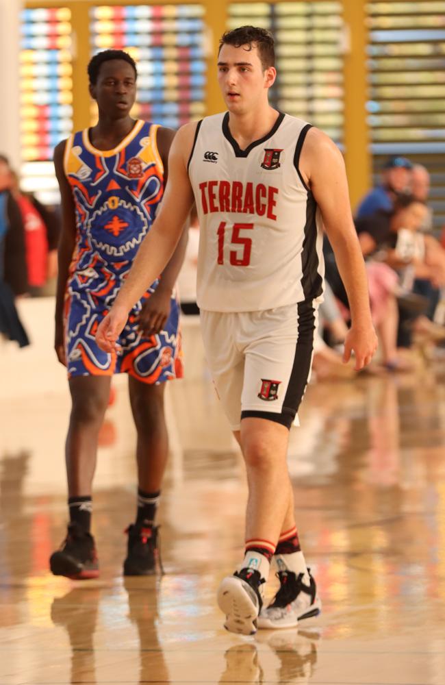 Gregory Terrace big man Geordan Papacostas. Picture: Basketball Queensland