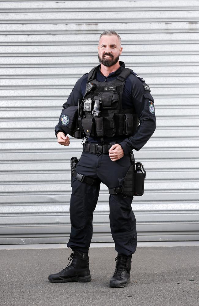 Senior Constable Aaron Izzard. Picture: AAP Image/Josh Woning