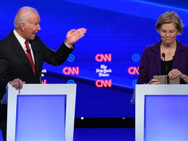 Despite a Democratic campaign season that often got heated, Elizabeth Warren has thrown her support behind Joe Biden. Picture: AFP