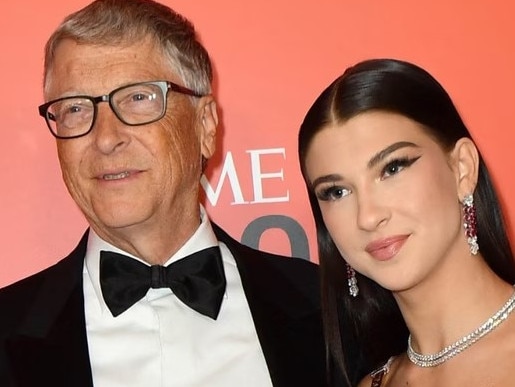 Bill Gates with his daughter, Phoebe. Picture: NGELA WEISS/Getty Images