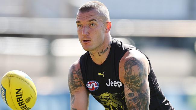 Richmond hopes Dustin Martin will feature in a pre-season hitout against Geelong.