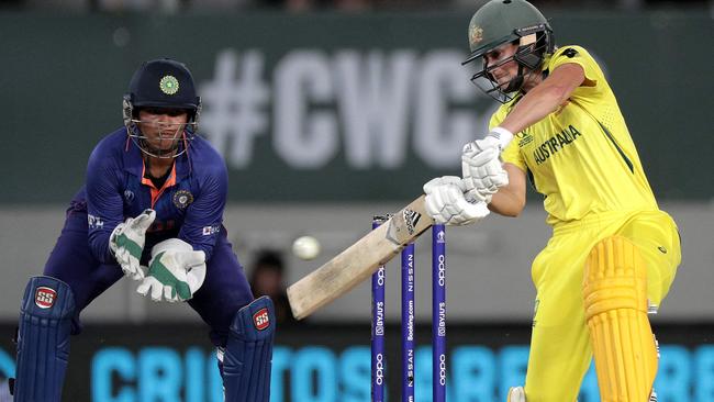 Ellyse Perry could play as a batter only in the World Cup semi-final. Picture: David Rowland / AFP