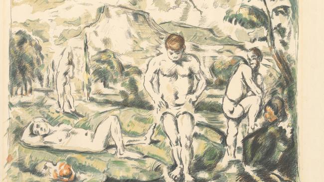 Paul Cezanne, Large bathers (Les grands baigneurs), 1896–97.