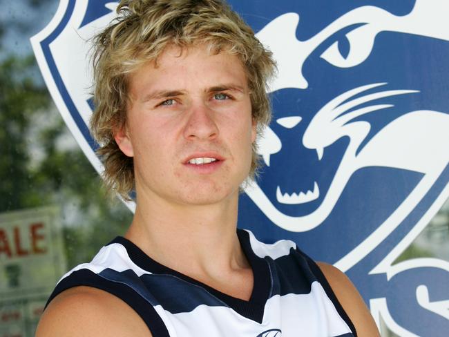 ,Mitch Duncan after he was drafted to the Cats.