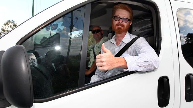 Michael Yarwood after his release from Wolston Correctional Centre.