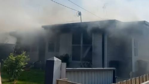 A house fire in Norlane on Saturday, September 28, 2024. Picture: Supplied