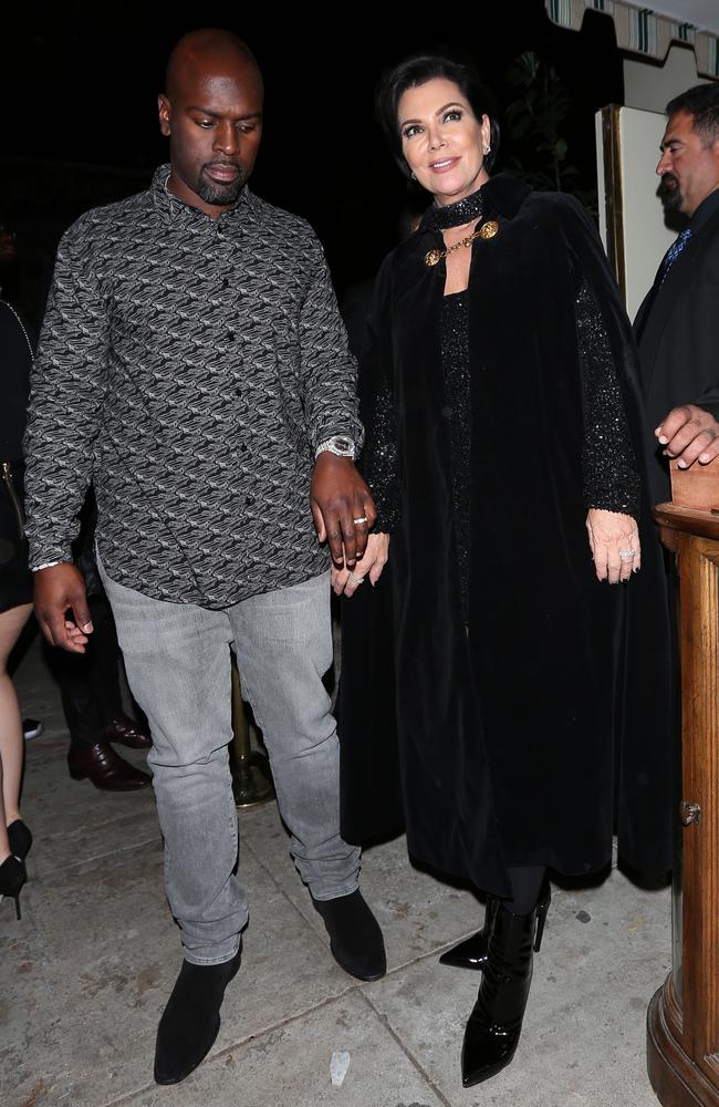 Kris Jenner’s boyfriend Corey Gamble pulled Blac Chyna off Rob Kardashian. Picture: Photographer Group/Splash News