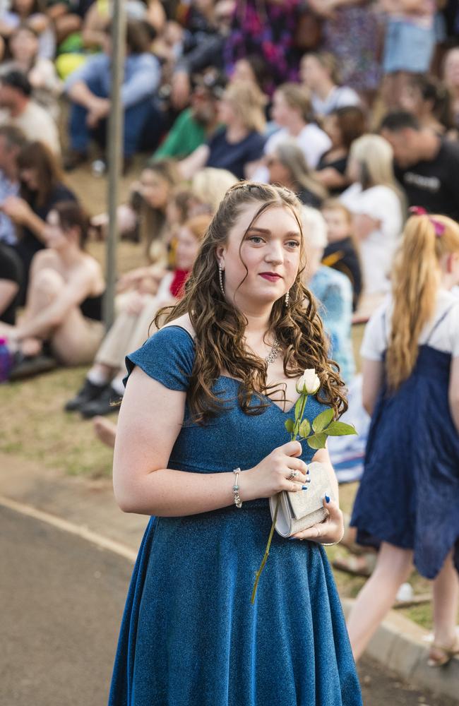 Bethany Bryde at Harristown State High School formal at Highfields Cultural Centre, Friday, November 17, 2023. Picture: Kevin Farmer