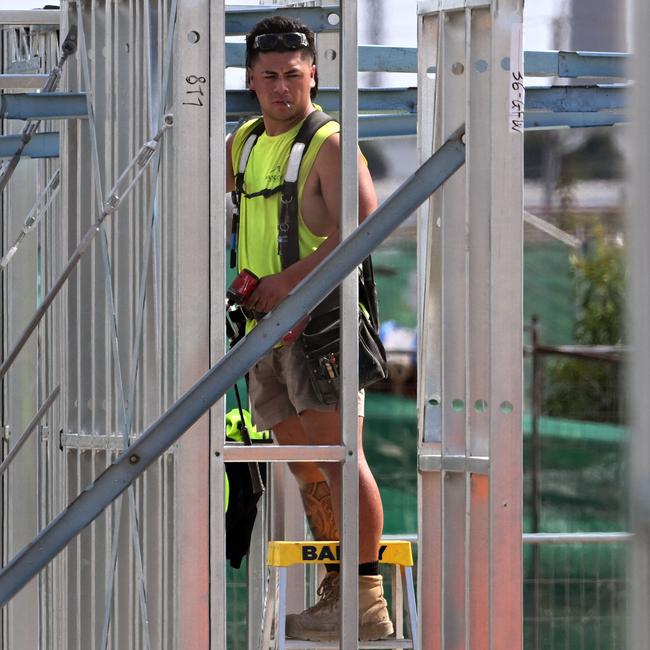 Every time the media plugs the Greens’ party policy, another tradie has the jitters. Photo: William West/AFP