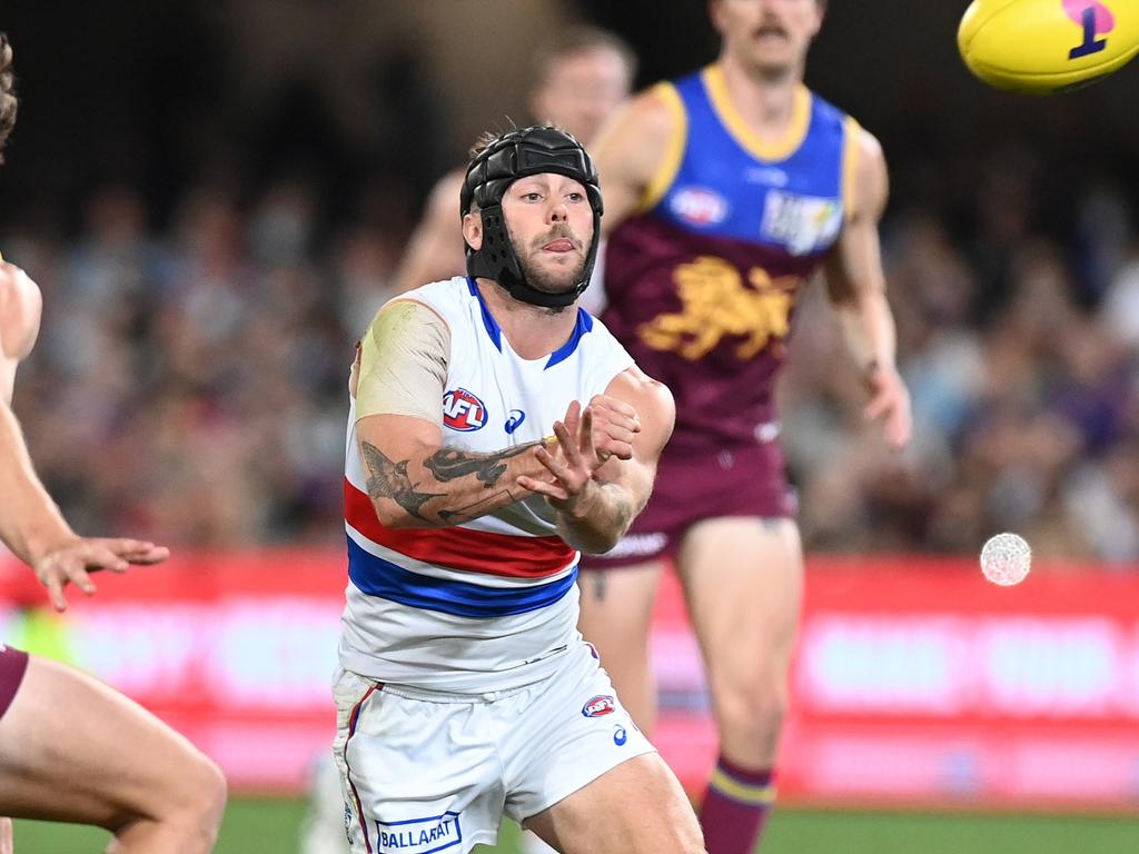 The deliberate out of bounds call against Caleb Daniel was controversial to say the least. (Photo by Bradley Kanaris/Getty Images)