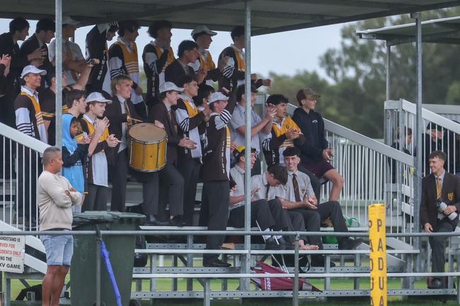 AIC First XV rugby action between St Laurence's College versus Padua College.