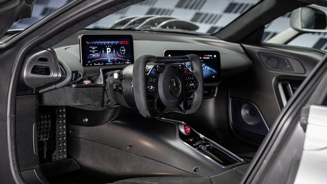 Inside the Mercedes-AMG ONE.