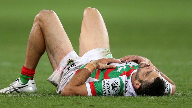 Greg Inglis down with a rib injury.