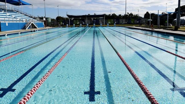 Inside the Des Renford Leisure Centre in Maroubra which has been closed for two weeks.