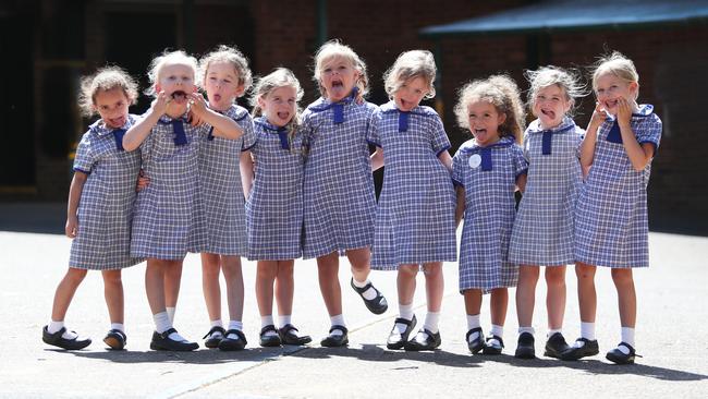 Girl power with KS at Woodport Public School. Picture: Sue Graham