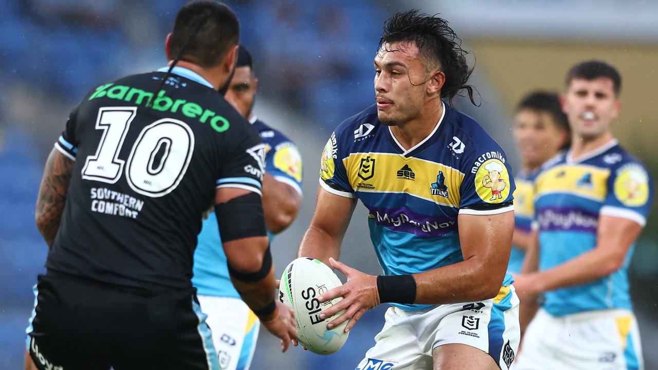 Tino Fa'asuamaleaui and the Titans have a decent start to the season. Picture: Chris Hyde/Getty Images