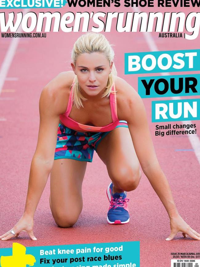 On the cover of Women’s Running.