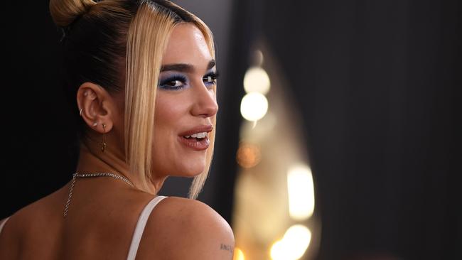 Dua Lipa is up for the top three gongs, Record, Album and Song of the Year. Picture: Valerie Macon/AFP