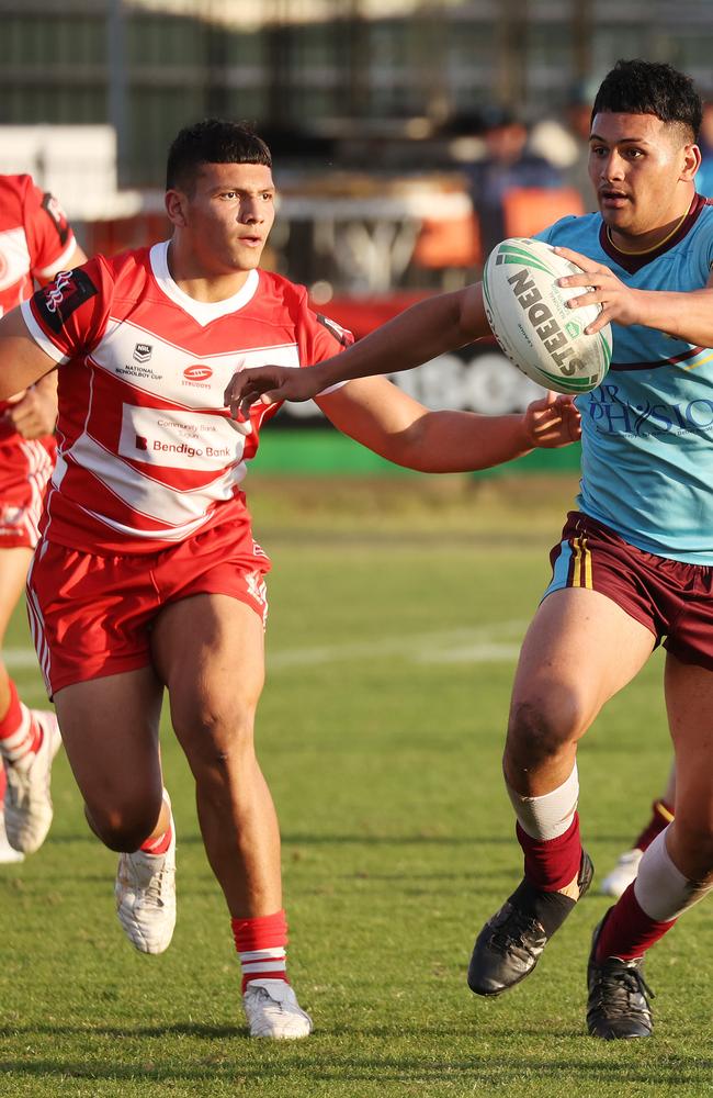 Keebra Park: 13. Arama Hau (C), Langer Trophy semi-final, Keebra Park vs Palm Beach Currumbin, Kougair Oval, Manly West. Picture: Liam Kidston