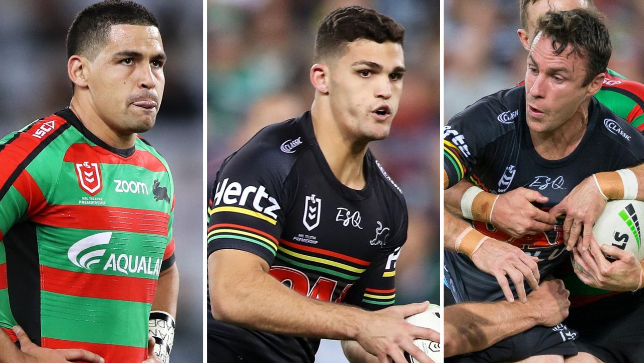 Cody Walker, Nathan Cleary and James Maloney are all vying for a Blues jersey.