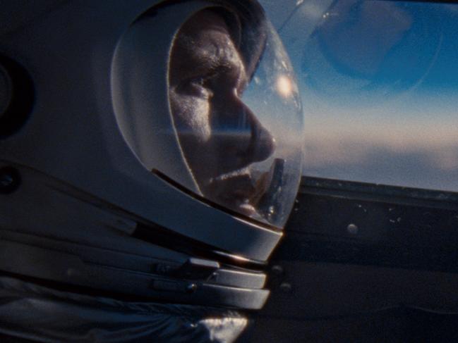 Ryan Gosling as astronaut Neil Armstrong in a scene from film First Man