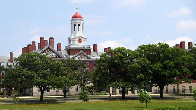 Campus of Harvard University in Cambridge, Massachusetts. Picture: Getty Images