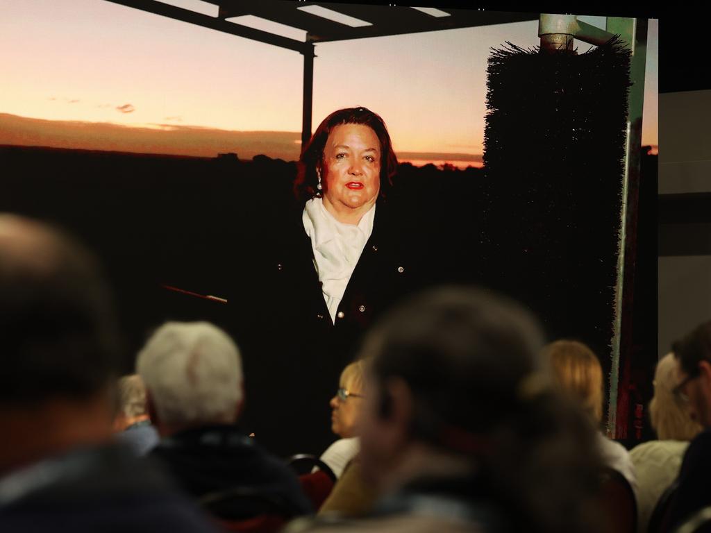 Mrs Rinehart’s address was part of the six-day Bush Summit held in Orange.