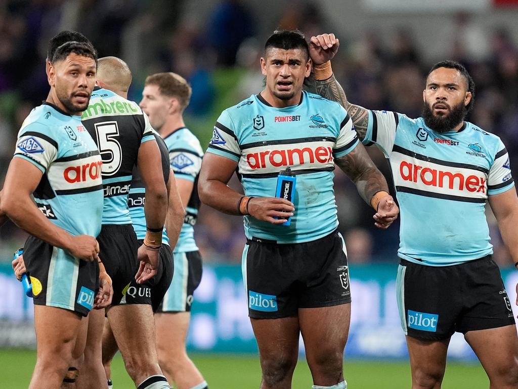 Oregon Kaufusi of the Sharks. Picture: NRL Imagery