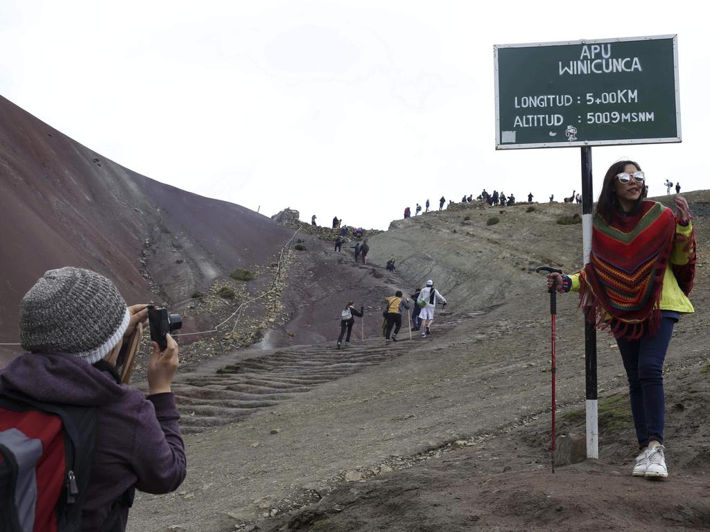 Backpackers are flocking to the dazzling site. Picture: AP/Martin Mejia