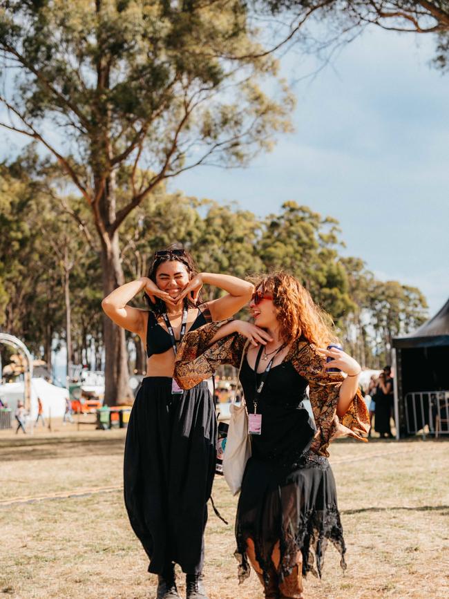 Party in the Paddock, Saturday 11 Feb 2023. Picture Claudia Ciapocha