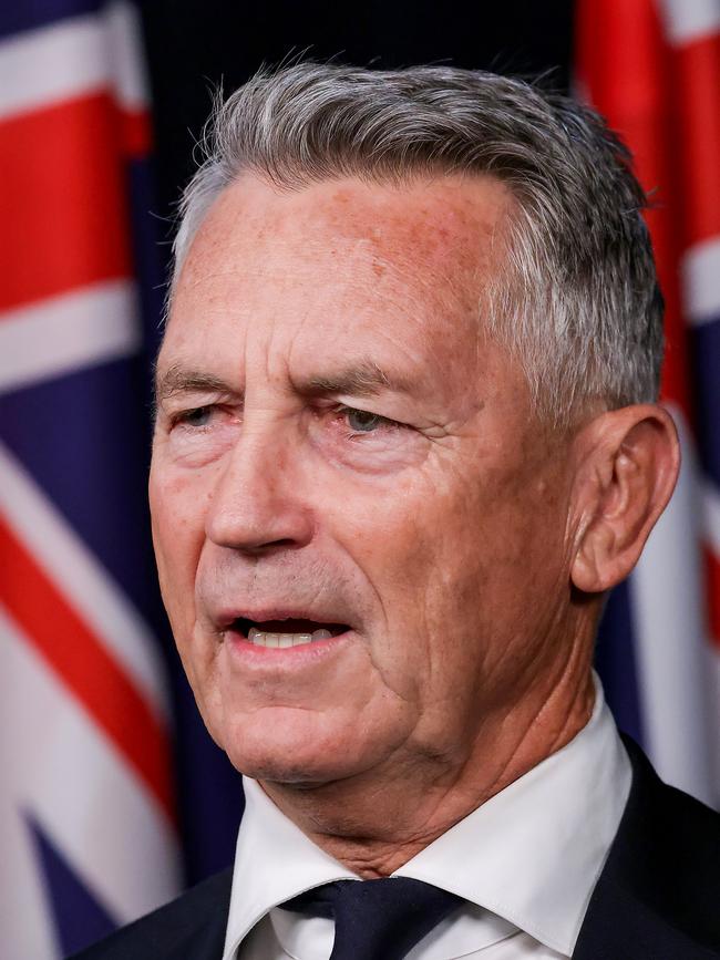 Victoria’s new top cop Mike Bush says he has a ‘passion for police’. Picture: NewsWire/Ian Currie