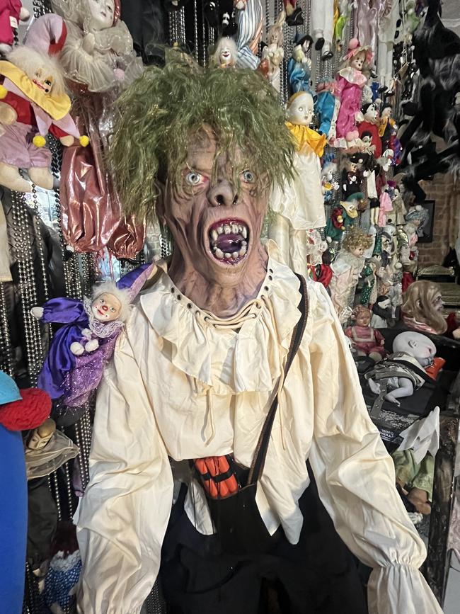 A doll at Maryborough's Haunted Doll Museum.