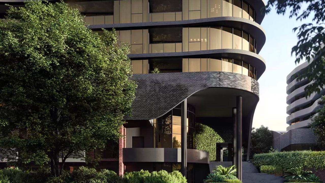 The apartment block in Hurstville, Sydney, where he purchased a property.