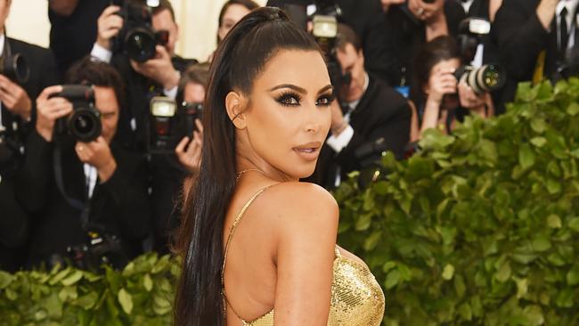 NEW YORK, NY - MAY 07:  Kim Kardashian attends the Heavenly Bodies: Fashion & The Catholic Imagination Costume Institute Gala at The Metropolitan Museum of Art on May 7, 2018 in New York City.  (Photo by Jamie McCarthy/Getty Images)