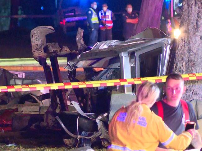 Five adults have been killed in a horror smash at Buxton. Picture: TNV