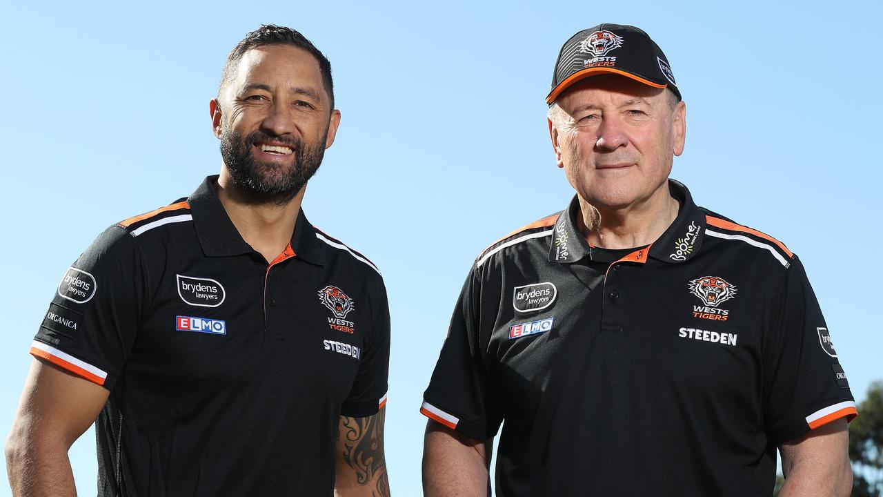 Benji Marshall and Tim Sheens are keen to lure Cameron Munster to Wests Tigers. Picture: David Swift