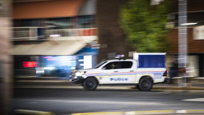 On Friday morning Southern Watch Commander Andrew Dunn said police were responding to reports of a “domestic disturbance” at a unit complex at Larapinta at 11.50pm. Picture: Kevin Farmer