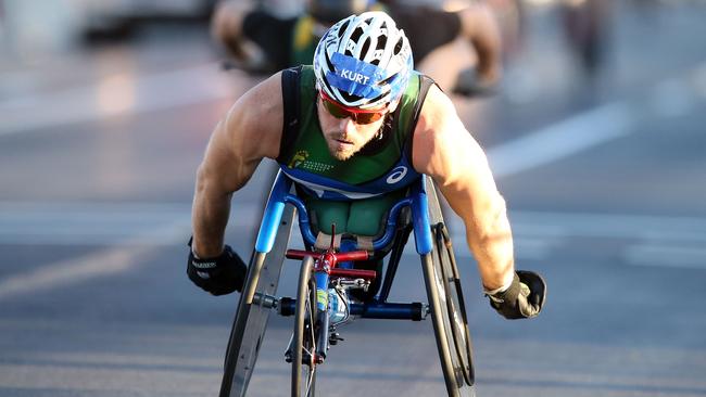 Australian wheelchair racing great Kurt Fearnley.