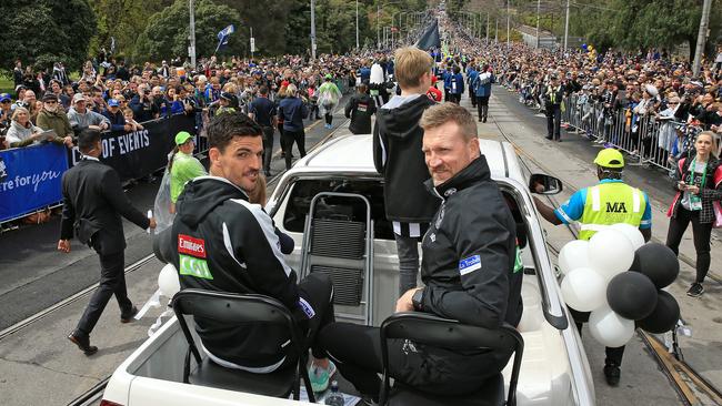 Who will win the 2019 AFL Grand Final? Make sure you cheer on your favourite team at the AFL Grand Final Parade. Picture: Mark Stewart